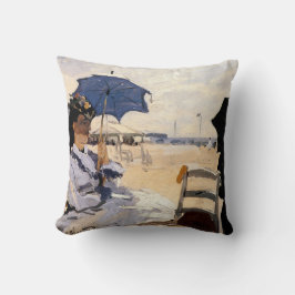 Der Strand von Trouville Kissen