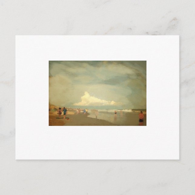 Der Strand von Wildwood Postkarte (Vorderseite)