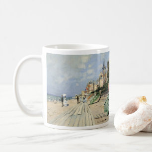Der Strandweg in Trouville von Claude Monet Kaffeetasse