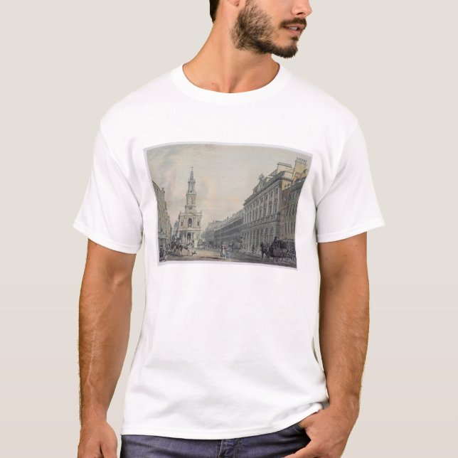 Der Strang mit Somerset-Haus und St Mary le Str T-Shirt (Vorderseite)