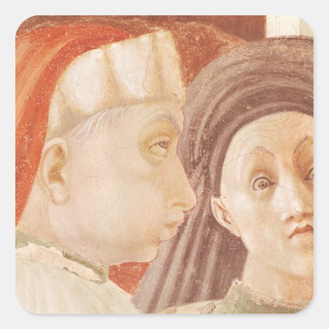 Der Streit um St. Stephen, 1433-34 Quadratischer Aufkleber (Vorderseite)