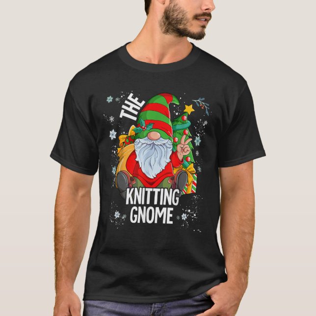 Der Strick-Gnom T-Shirt (Vorderseite)