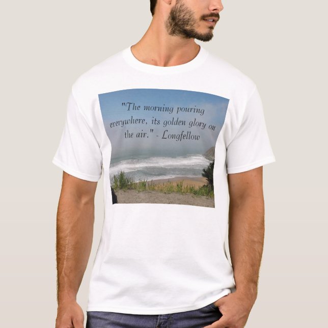 "Der strömende Vorabend des Morgens… T-Shirt (Vorderseite)