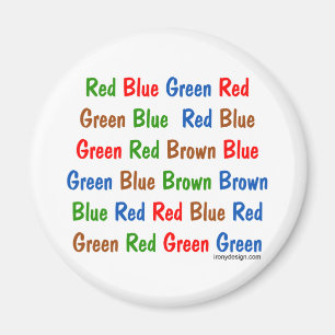 Der Stroop Test Magnet