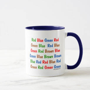 Der Stroop Test Tasse
