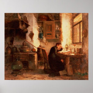 Der Student der Chemie und der Apotheke Poster