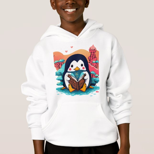 Der studiert Pinguin Hoodie (Vorderseite)
