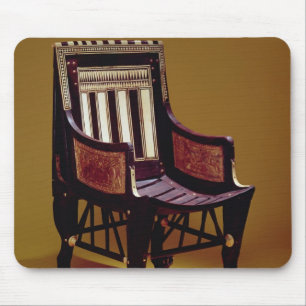 Der Stuhl des Kindes, vom Grab von Tutankhamun Mousepad