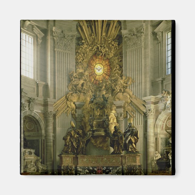 Der Stuhl von St. Peter, 1665 Magnet (Vorne)
