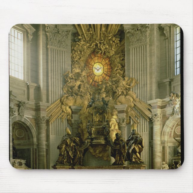 Der Stuhl von St Peter, 1665 Mousepad (Vorne)