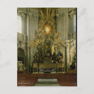 Der Stuhl von St. Peter, 1665 Postkarte