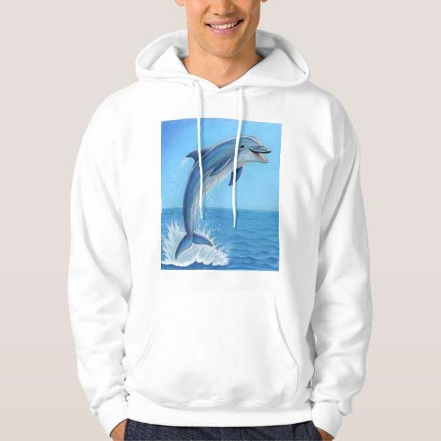 Der stumme Tanz des Delfins Hoodie (Vorderseite)