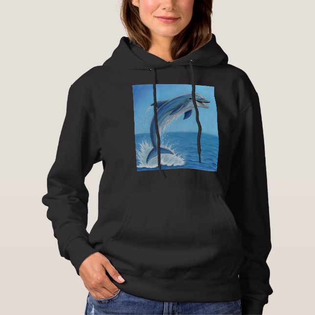 Der stumme Tanz des Delfins Hoodie (Vorderseite)