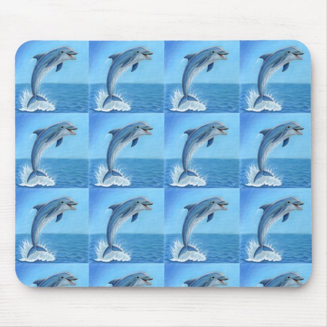Der stumme Tanz des Delfins Mousepad (Vorne)