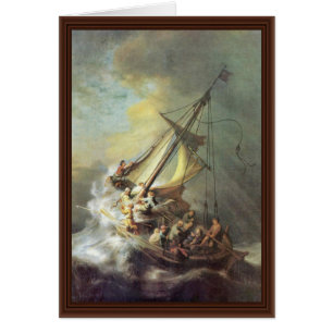 Der Sturm auf dem Meer von Galiläa. Durch