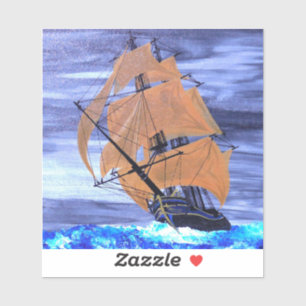 Der Sturm ist vorbei Aufkleber