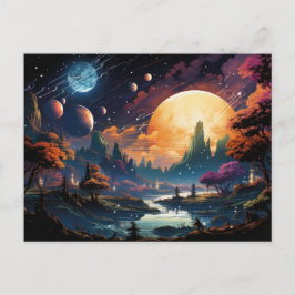 Der Sturm vom Orangenen Planeten Postkarte