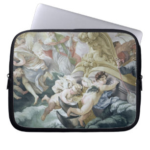 Der Sturm wunderbar beruhigt auf Kontakt mit Laptopschutzhülle