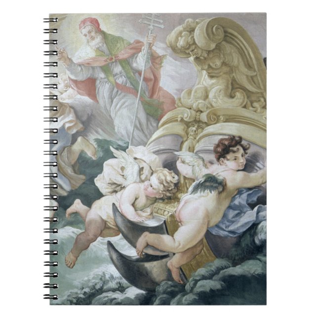 Der Sturm wunderbar beruhigt auf Kontakt mit Notizblock (Vorderseite)