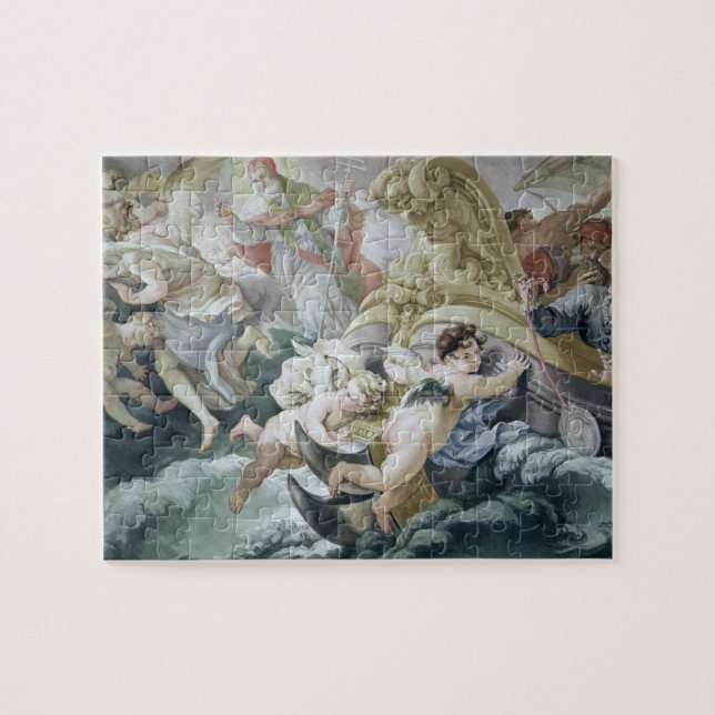 Der Sturm wunderbar beruhigt auf Kontakt mit Puzzle (Horizontal)