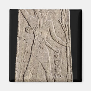 Der Sturmgott Baal mit einem Thunderbolt Magnet