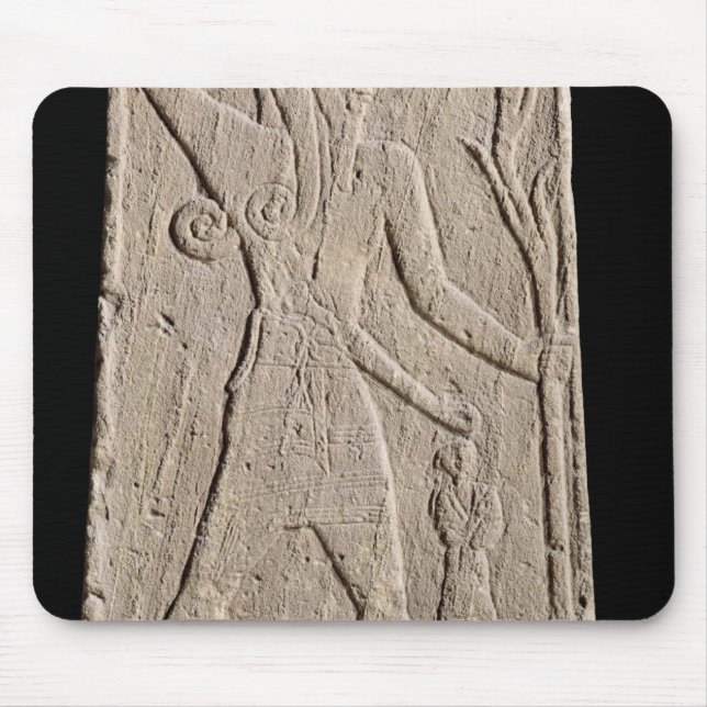 Der Sturmgott Baal mit einem Thunderbolt Mousepad (Vorne)