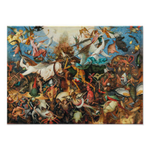 Der Sturz der rebellischen Engel Pieter Bruegel Fotodruck