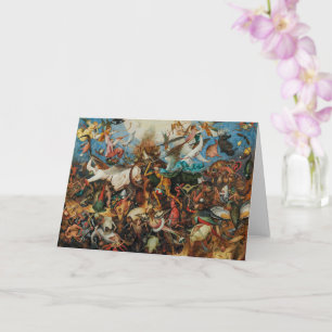 Der Sturz der rebellischen Engel Pieter Bruegel Karte