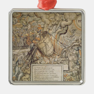 Der StürzenSchmelztiegel Silbernes Ornament