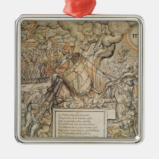 Der StürzenSchmelztiegel Silbernes Ornament (Vorne)