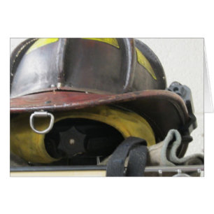 Der Sturzhelm des Feuerwehrmannes