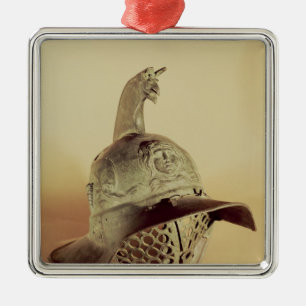 Der Sturzhelm Thracian Gladiators Silbernes Ornament
