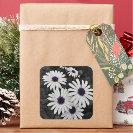 Der subtile Kontrast der Natur Quadratischer Aufkleber