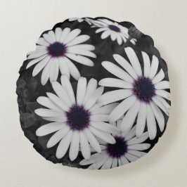 Der subtile Kontrast der Natur Rundes Kissen