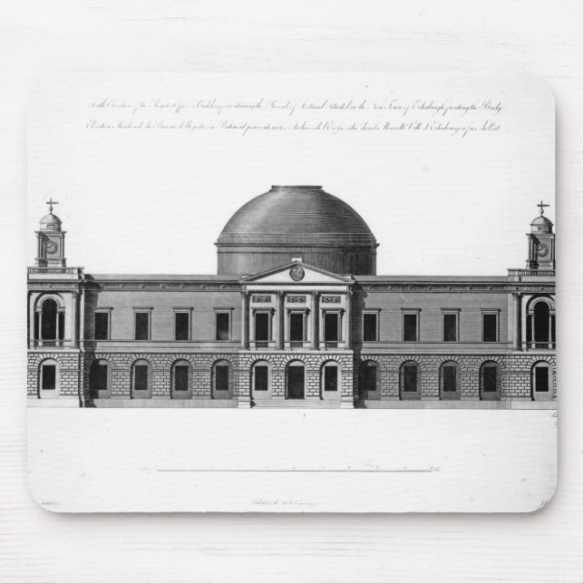 Der Südaufzug des Register-Hauses, Mousepad (Vorne)