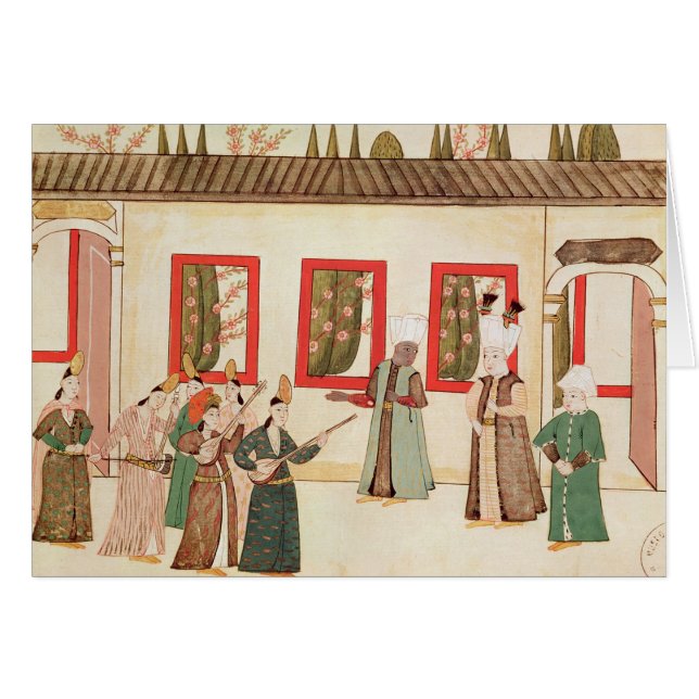 Der Sultan mit seinem Liebling (Vorderseite (Horizontal))