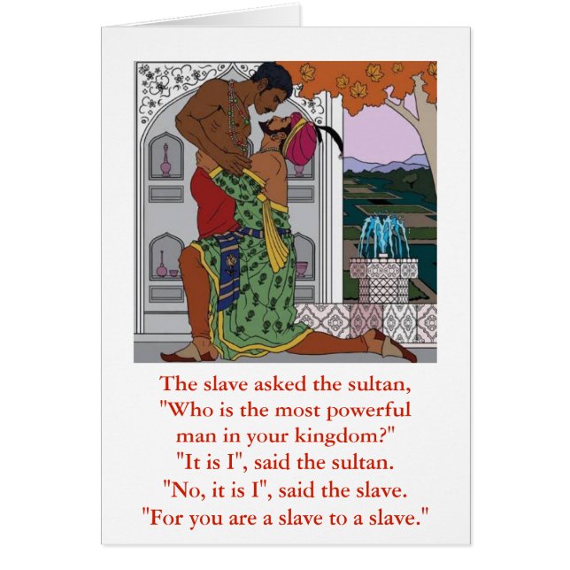 Der Sultan und der Sklave (Vorne)