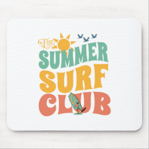 Der Summer Surf Club-Beach-Summer-Surf-Funny Mousepad