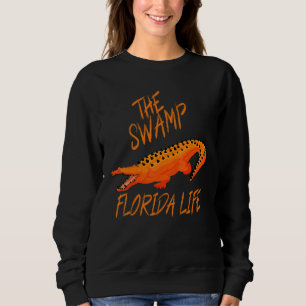 Der Sumpf Gator Florida Sumpf Leben in Florida Sweatshirt