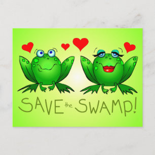 Der Sumpf Twitchy und Beulah Green gerettet Postkarte