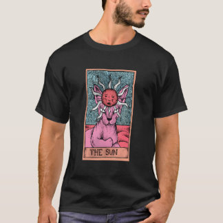 Der Sun Sphynx Cat Tarot Card Reader Gothic Occult T-Shirt