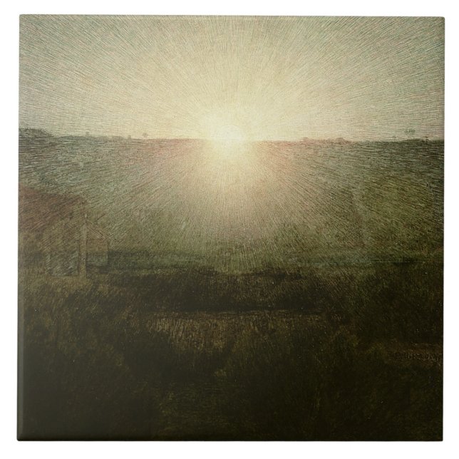 Der Sun (steigender Sun) 1904 (Öl auf Leinwand) Fliese (Vorderseite)