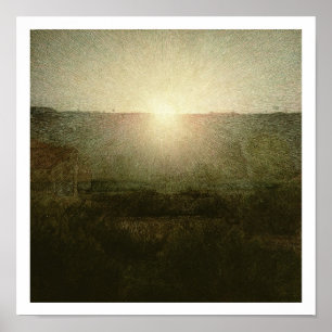 Der Sun (steigender Sun) 1904 (Öl auf Leinwand) Poster