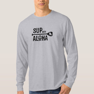 Der SUP der Männer mit Aloha Sleeve lang T-Shirt