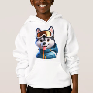 Der Super Husky Abenteurer Hoodie
