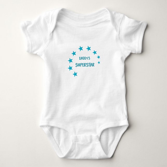 Der Superstar des Vatis Baby Strampler (Vorderseite)