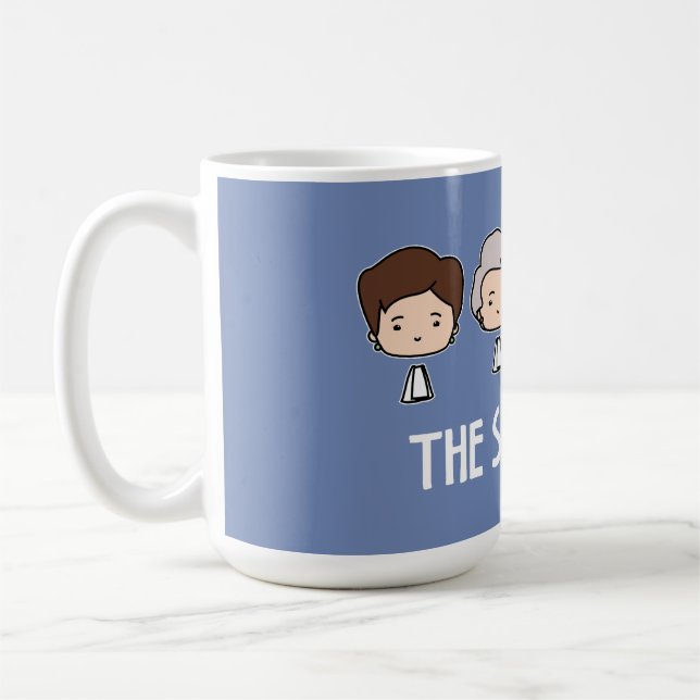 Der Supremes Frau niedliche Kawaii Chibi Kopf Kaffeetasse (Links)