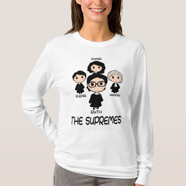 Der supremes Richter des Obersten Gerichtshofs T-Shirt (Vorderseite)