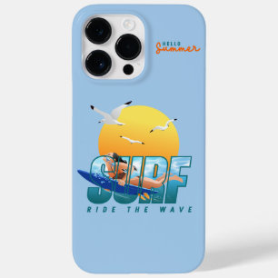 Der Surfer fährt die Welle   F Case-Mate iPhone 14 Pro Max Hülle