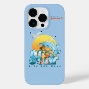 Der Surfer fährt die Welle   (M) Case-Mate iPhone 14 Pro Hülle